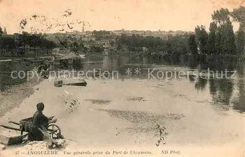 AK / Ansichtskarte Angouleme Vue generale prise du Port de Lhoumeau Kat. Angouleme