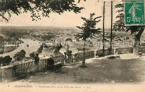 AK / Ansichtskarte Angouleme Panorama pris de la Place du Palet Kat. Angouleme
