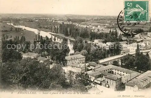 AK / Ansichtskarte Angouleme Saint Cybard et la Vallee de la Charente Kat. Angouleme