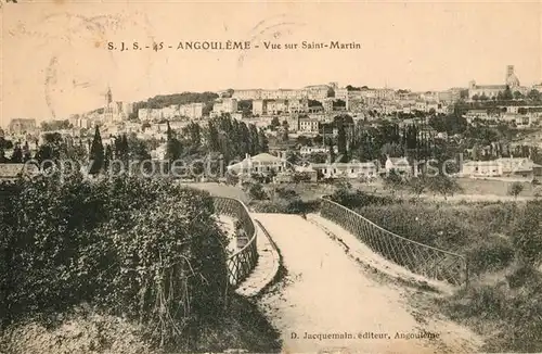 AK / Ansichtskarte Angouleme Vue sur Saint Martin Kat. Angouleme