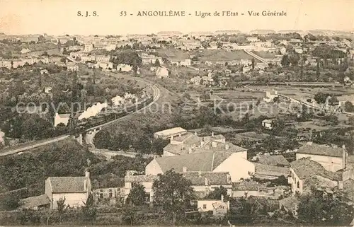 AK / Ansichtskarte Angouleme Ligne de l Etat Chemin de Fer Kat. Angouleme