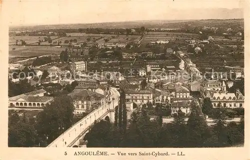 Angouleme Vue vers Saint Cybard Kat. Angouleme