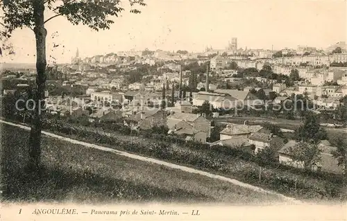 Angouleme Panorama pris de Saint Martin Kat. Angouleme