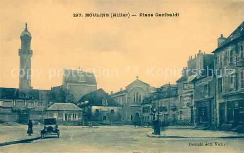 Moulins Allier Place Garibaldi Kat. Moulins