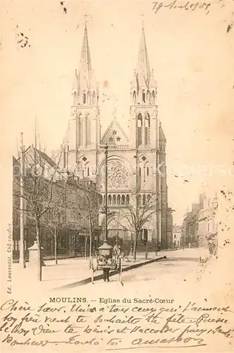 Moulins Allier Eglise du Sacre Coeur Kat. Moulins