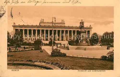 Berlin Museum und Lustgarten Denkmal Reiterstandbild Kat. Berlin