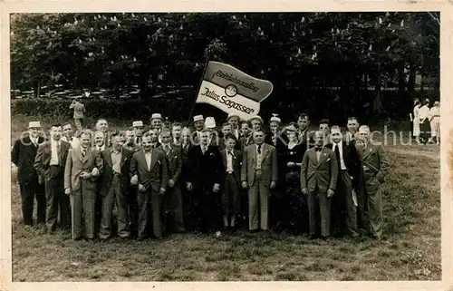 Berlin Betriebsausflug Julius Sagasser Gruppenbild Kat. Berlin