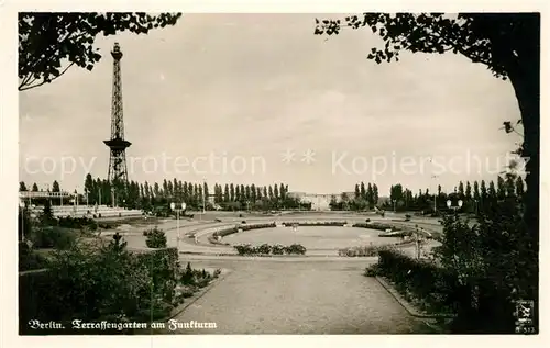 Berlin Terrassengarten am Funkturm Kat. Berlin