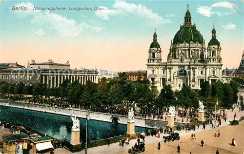 Berlin Nationalgallerie Lustgarten Dom Kat. Berlin