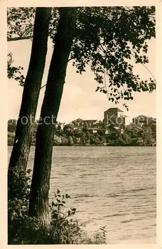 Strausberg Brandenburg Uferpartie am Straussee Kat. Strausberg