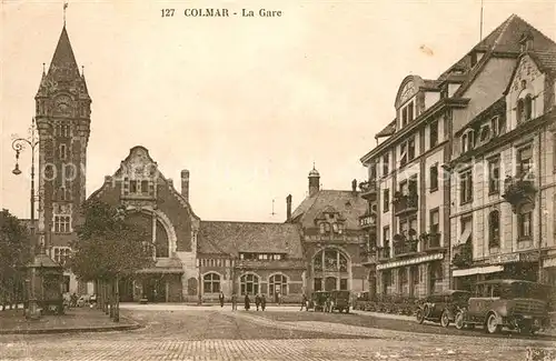 Colmar Haut Rhin Elsass La Gare Tour Kat. Colmar