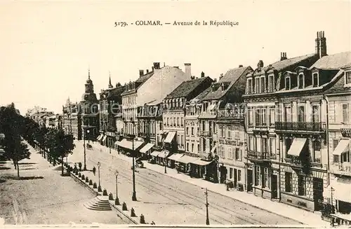 Colmar Haut Rhin Elsass Avenue de la Republique Kat. Colmar