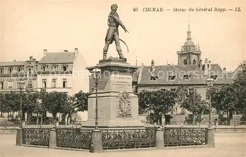 Colmar Haut Rhin Elsass Statue de General Rapp Monument Kat. Colmar