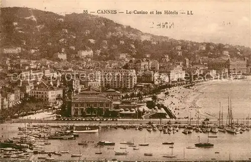 Cannes Alpes Maritimes Le Casino et les Hotels Port Cote d Azur Kat. Cannes
