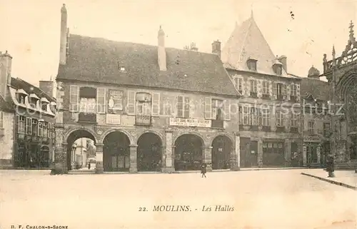 Moulins Allier Les Halles Kat. Moulins