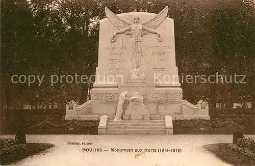 Moulins Allier Monument aux Morts Kat. Moulins