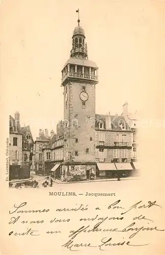 Moulins Allier Tour Jacquemart Kat. Moulins