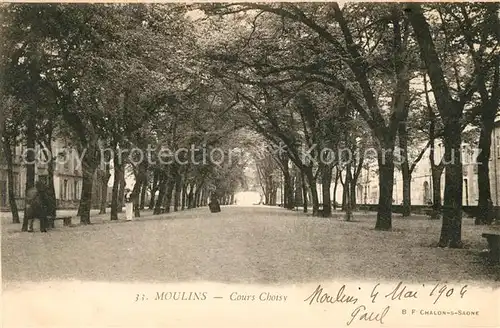 Moulins Allier Cours Choisy Kat. Moulins