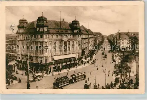 Berlin Potsdamerplatz Koeniggraetzerstrasse Strassenbahn Kat. Berlin