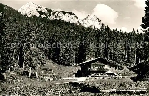 AK / Ansichtskarte Bleckenau Berggaststaette und Skihuette Schweizer Haus  Kat. Schwangau