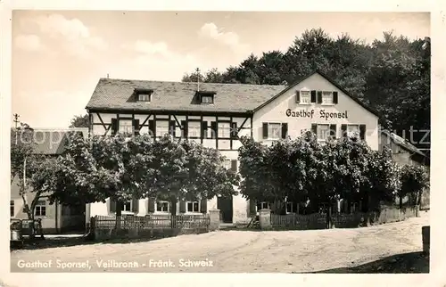 AK / Ansichtskarte Veilbronn Gasthof Sponsel  Kat. Heiligenstadt i.OFr.