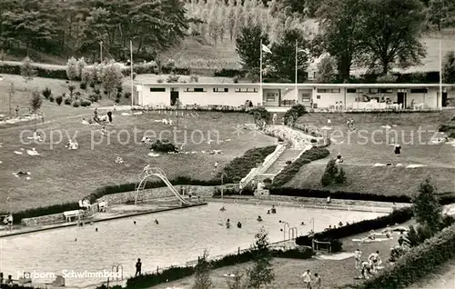 AK / Ansichtskarte Herborn Hessen Schwimmbad  Kat. Herborn