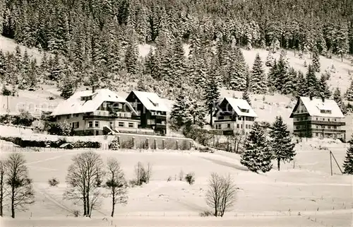 AK / Ansichtskarte Saig Schwarzwald Haus Kurz Hilbert Hotel Sonnhalde Pension Wischerhoff  Kat. Lenzkirch