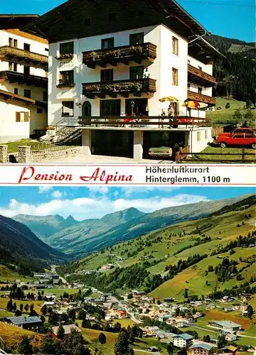 AK / Ansichtskarte Hinterglemm Saalbach Pension Alpina 
