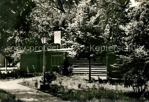 AK / Ansichtskarte Kienbaum Sportschule des DTSB Finnische Sauna Kat. Gruenheide Mark