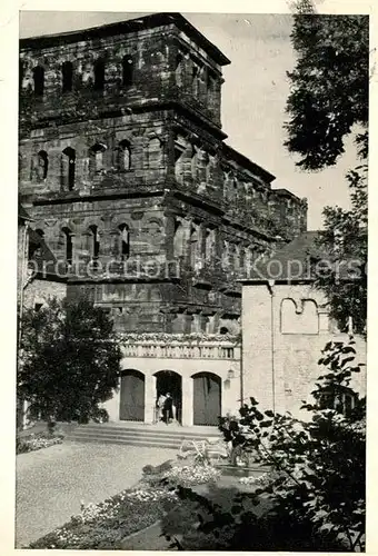 AK / Ansichtskarte Trier Blumenhof und Porta Nigra Kat. Trier