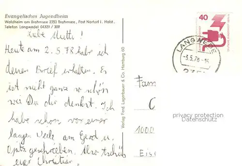 AK / Ansichtskarte Waldheim Brahmsee Fliegeraufnahme Seepartien Kat. Langwedel