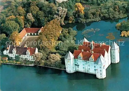 AK / Ansichtskarte Gluecksburg Ostseebad Fliegeraufnahme Schloss Kat. Gluecksburg (Ostsee)