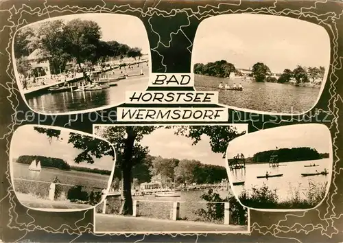 AK / Ansichtskarte Wermsdorf Bad Horstsee Kat. Wermsdorf