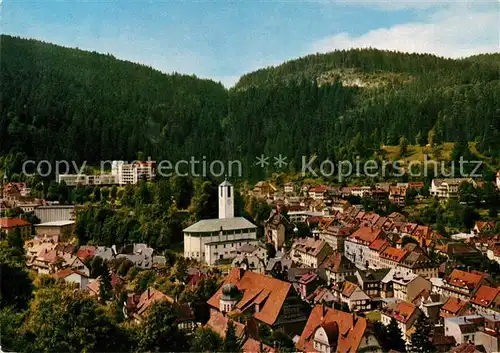 AK / Ansichtskarte Triberg Schwarzwald Panorama Kat. Triberg im Schwarzwald