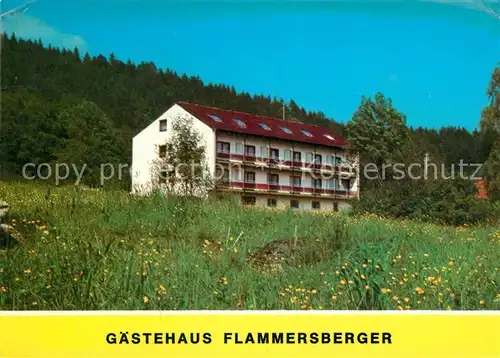 AK / Ansichtskarte Oberkreuzberg Beiwald Gaestehaus Flammersberger Kat. Spiegelau