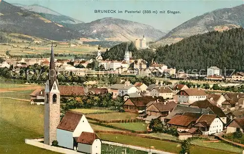 AK / Ansichtskarte Bruneck im Pustertal mit Stegen Kat. Pustertal