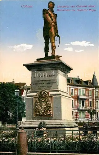 AK / Ansichtskarte Colmar Haut Rhin Elsass Denkmal des General Rapp Kat. Colmar
