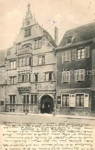 Colmar Haut Rhin Elsass Kopfhaus Kat. Colmar