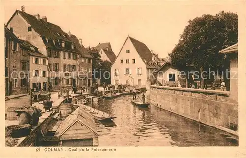 Colmar Haut Rhin Elsass Quai de la Poissonnerie Kat. Colmar