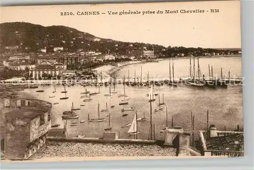 Cannes Alpes Maritimes Vue generale prise du Mont Chevalier Kat. Cannes