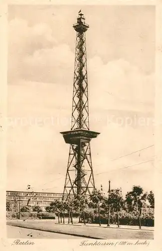 Berlin Funkturm Kat. Berlin