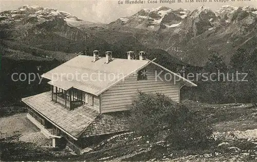Mendola Casa Penegal Berghuette Alpenpanorama Kat. 
