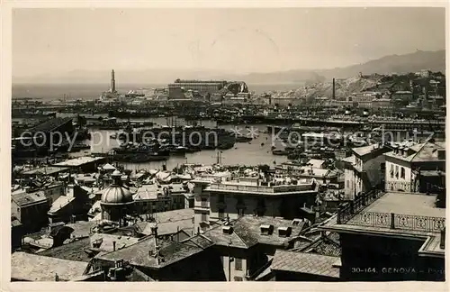 Genova Genua Liguria Panorama Kat. Genova