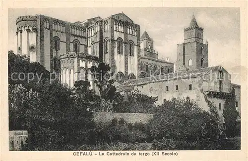 Cefalu Cattedrale da tergo XII secolo Kat. Palermo