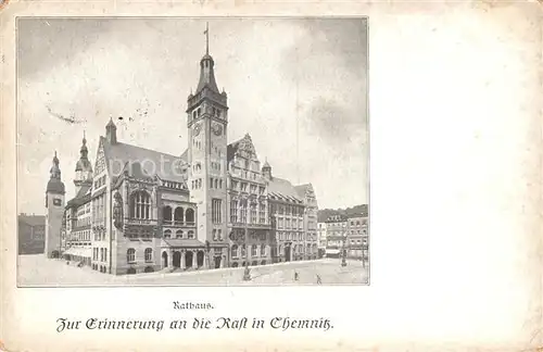 Chemnitz Rathaus Kat. Chemnitz