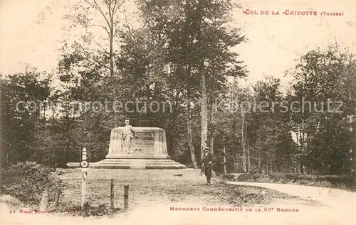 Rambervillers Col de la Chipotte Monument Commemoratif de la 86e Brigade Kat. Rambervillers