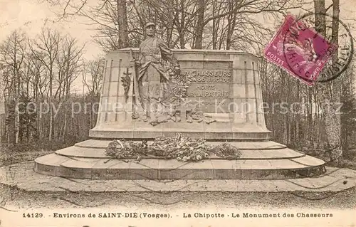 Saint Die des Vosges La Chipotte Monument des Chasseurs Kat. Saint Die des Vosges
