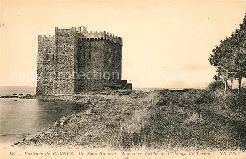 Ile Saint Honorat Alpes Maritimes Monastere fortifie de l Abbaye de Lerins