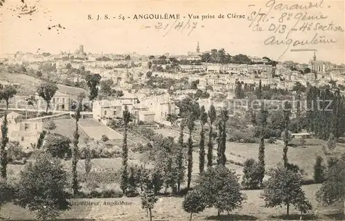 Angouleme Panorama vue prise de Clerac Kat. Angouleme