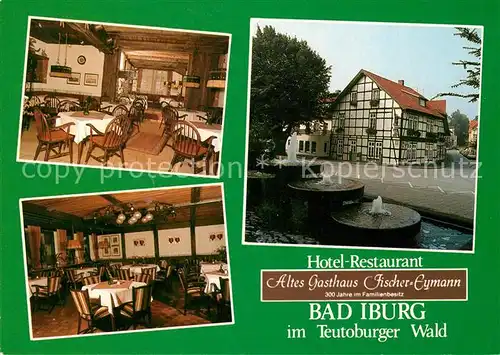 AK / Ansichtskarte Bad Iburg Hotel Restaurant Altes Gasthaus Fischer Eymann  Kat. Bad Iburg